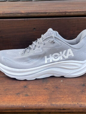 Hoka One One Clifton 10 Sneakers Mens Size 13D Running Shoes Gray Breathable Gym
